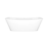 Trivento 65" x 27-7/8" Freestanding Soaking Bathtub in Volcanic Limestone with No Overflow Hole