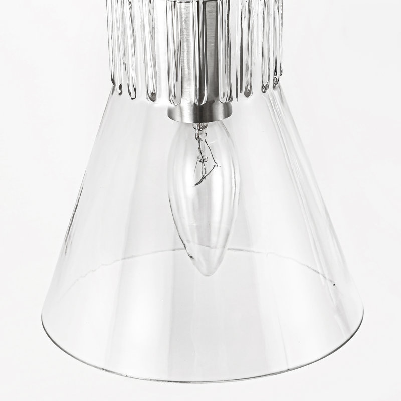 Éclairage pour meuble-lavabo Billie Modern, Nickel satiné, 4 lumières