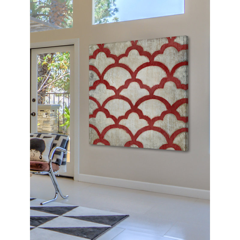 «Spectrum Symmetry VII» par Charika Zarris, reproduction d'art graphique sur toile, H 18 po x l 18 po x P 1,5 po