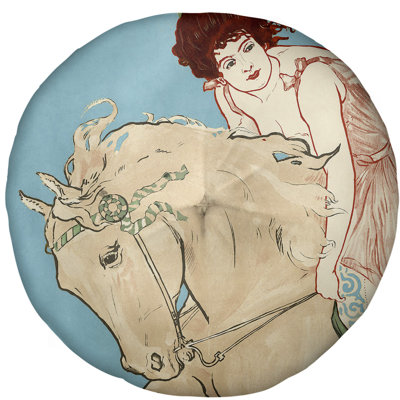 Coussin de plancher rond