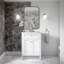 24" Bathroom Vanity with Ceramic Sink, 2 Soft-Close Doors, Tip-Out Drawer, Organizers-588075542-588075541