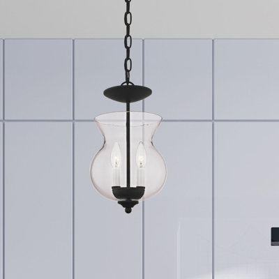 Analycia 2 - Light Matte Black Single Pendant