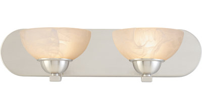 Éclairage pour meuble-lavabo 2 lumières Peluso