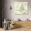 Art sur toile tendue par Williston Forge Homann Gallery: Terre Sainte 12 tribus d’Israel, Homann