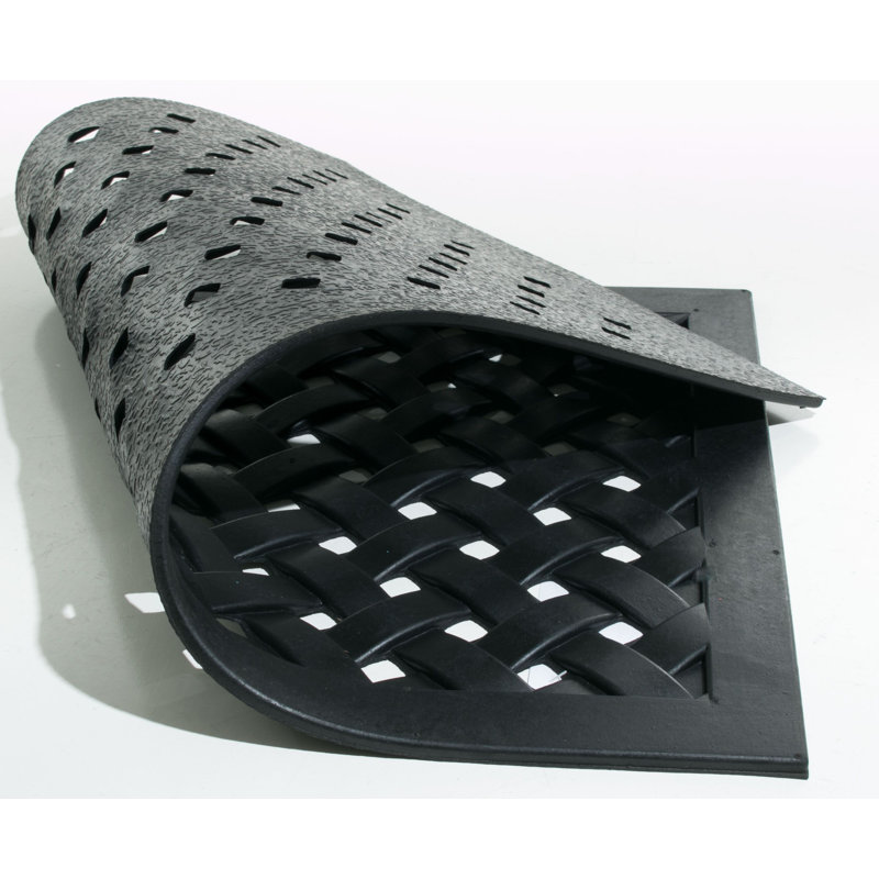 Wallach Water Resistant Non-Skid Kitchen Mat, Rectangle 18" x 30"