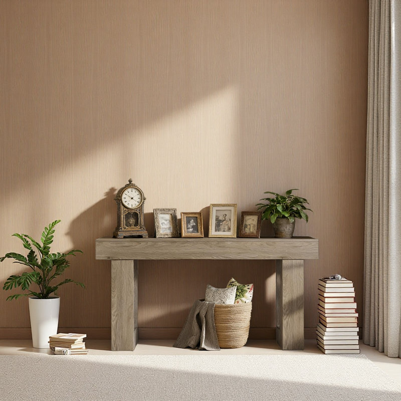 Elegant Console Table,Wooden Side Table, Gray