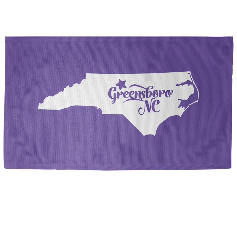 Tapis zone mauve de caroline du nord greensboro, Rectangle 5 pi x 7 pi