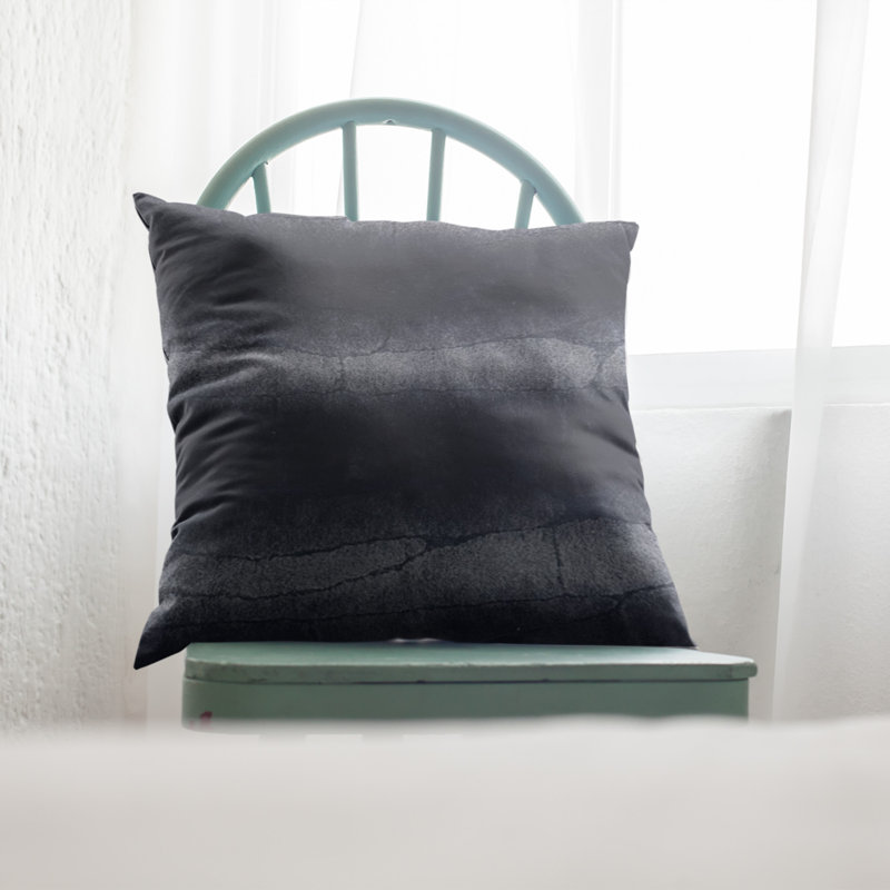Furever Polyester/Polyester Blend Throw Square Pillow Cover & Insert, 16" x 16", Square