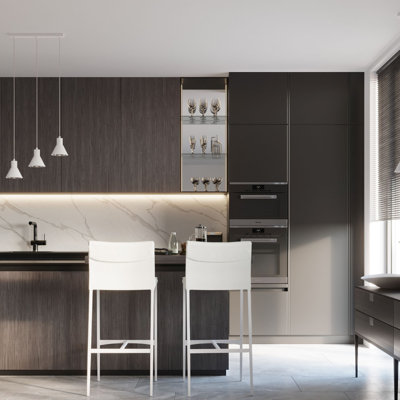 Taleja 1 - Light Stainless Steel Dome Pendant