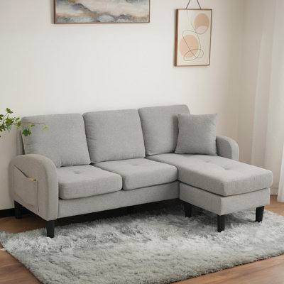 3 Seater Cotton Blend Sofa