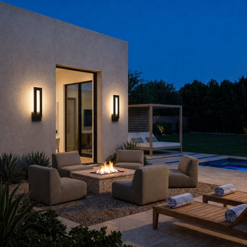LED 5CCT Outdoor Wall Sconce
