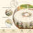 Rabbit Easter Egg Pattern Washable Polyester Tablecloth-1850954079