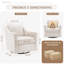 Upholstered Swivel Accent Chair-132720697