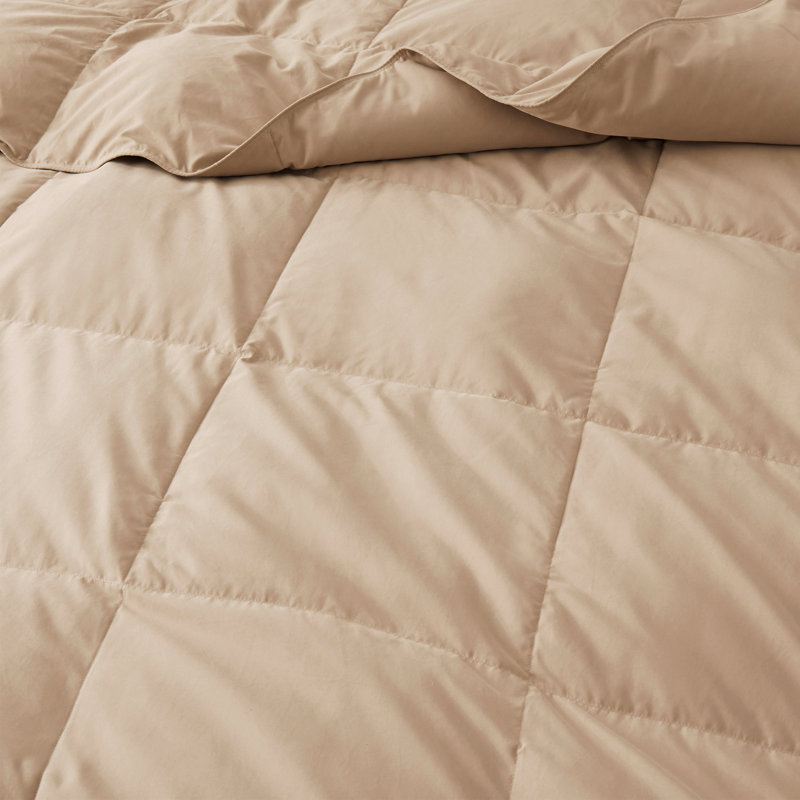 Édredon en mélange de duvet et de plumes d'été 600 po³ / oz, Très grand californien