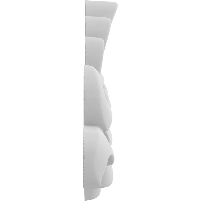 Rosette Sheffield, H 3 po x l 6 po x P 0,5 po
