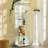 Kyas Glass Display Cabinet with Lights-741523094