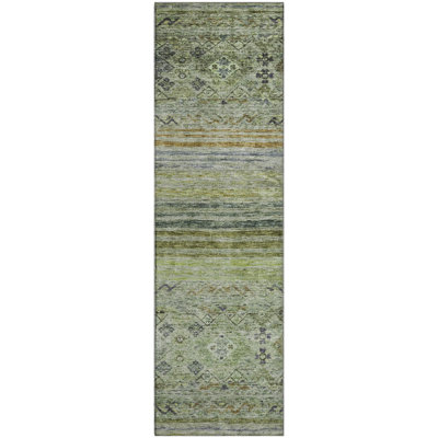 Premium Machine Washable Jaylin AMF1219 Global Rug