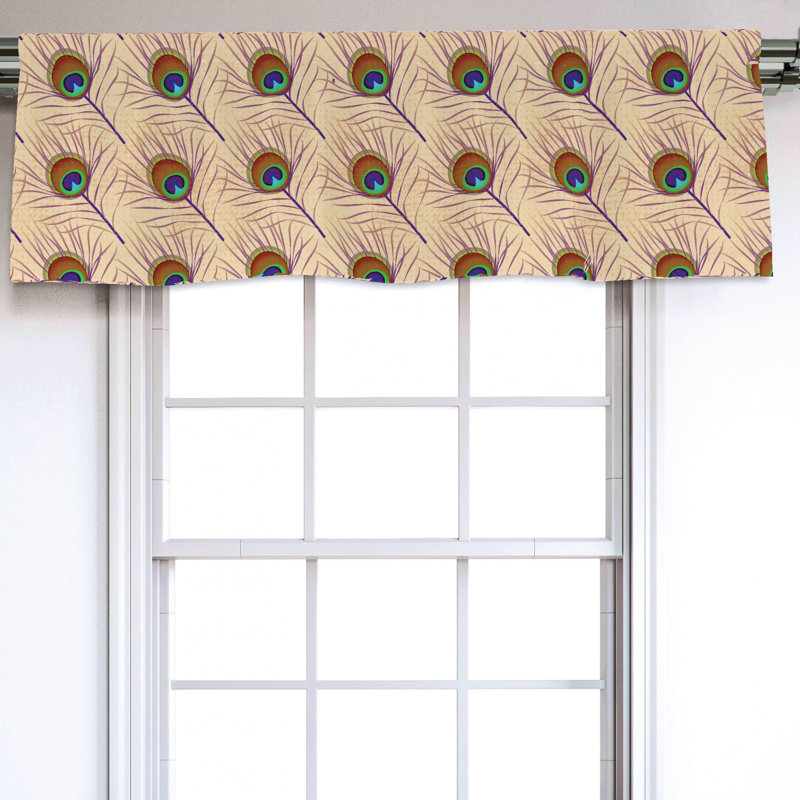 Sateen Ruffled Window Valance