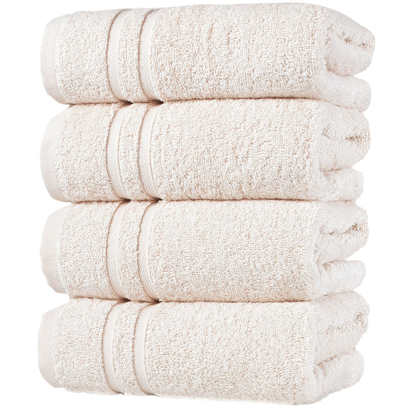Varley - Hand Towels 100% Turkish Cotton Premium Quality Soft and Absorbent Small Towels for Bathroom, Beige