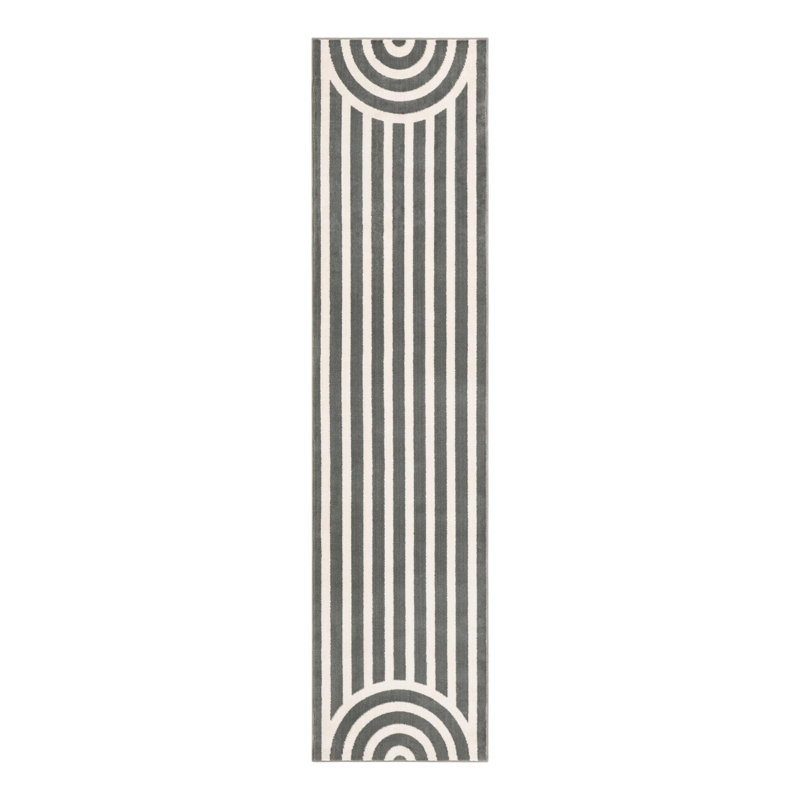 Unique Loom Lines Whimsy Kids Rug, Runner 2' x 8'