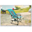 Chaise pliante portative surdimensionnée robuste avec table d'appoint et poche pour les aventures en plein air, la plage, la pêche et les pique-niques