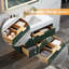 Meuble-lavabo mural en bois flottant avec plateau en acrylique blanc-771776058-771776063