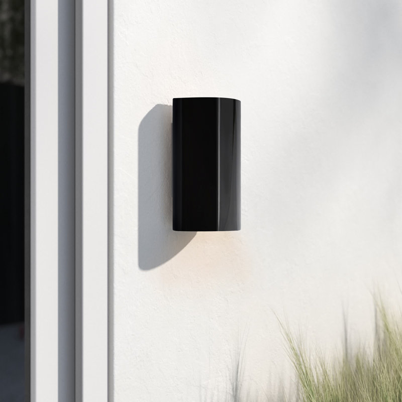 Nomad Ceramic Wall Light, Gloss Black