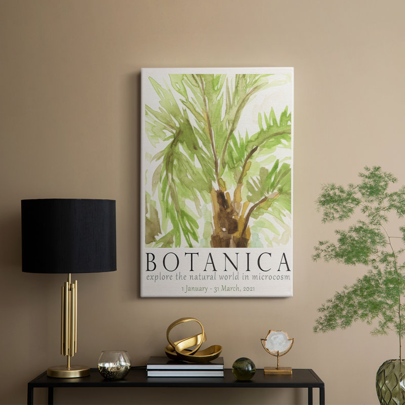 Affiche d'exposition Botanica II - galerie Cavas sur mesure