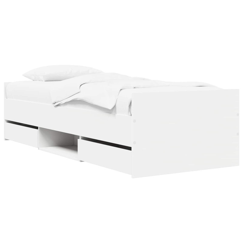 Bed Frame, White