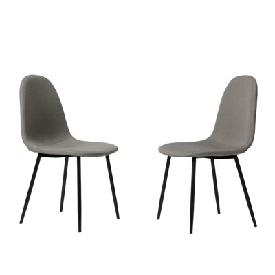 Asteria - Linen Dining Chairs - Modern Kitchen & Dining Seating