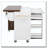 102.3" Kitchen Island with Extendable Dining Table, Kitchen Rolling Island Cart with Trash Storage Cabinet-1396906435