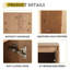 Petite armoire de rangement autoportante 12 po