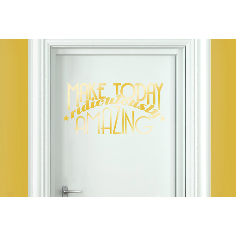 Wall Decal, Shiny Gold