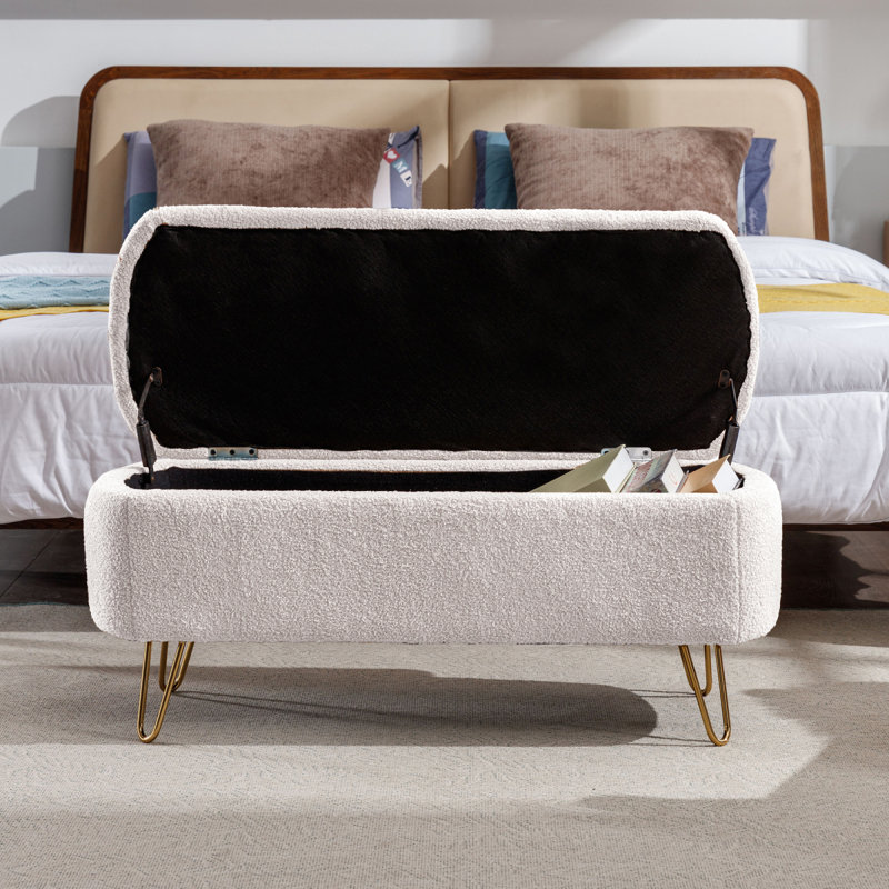 Banc pour repose-pieds Ivorystorage, Ivoire ivoire
