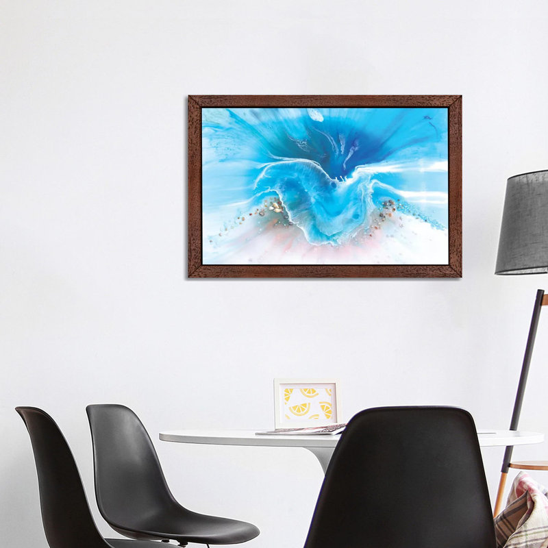 Coogee Vibe by Antuanelle - Print on Canvas, 66.04 cm H x 45.72 cm W, Brown Floater Framed