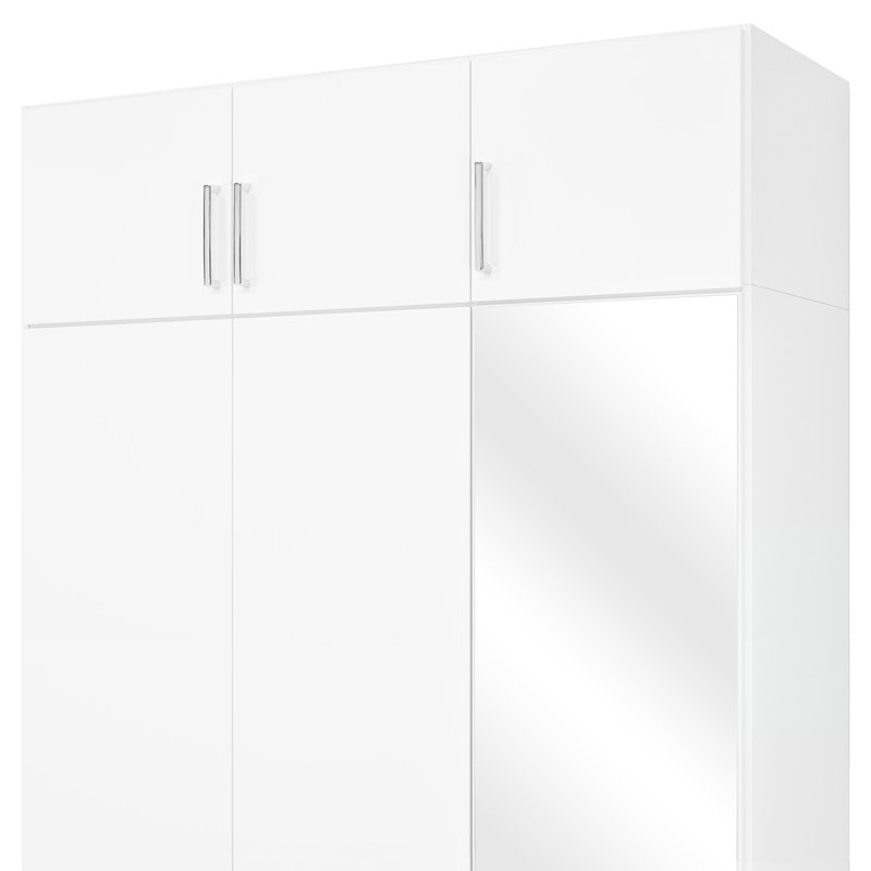 3 Door Manufactured Wood Wardrobe