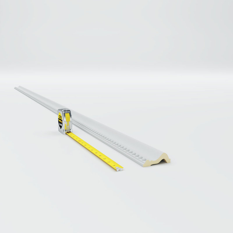 Ekena Millwork 2 3/4"H x 1"P x 94 1/2"L Edwards Chair Rail Moulding