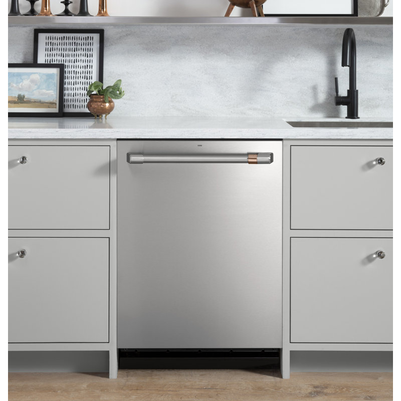 Interior 24" 45 dBA Built-in Fully Integrated Dishwasher, Stainless Steel