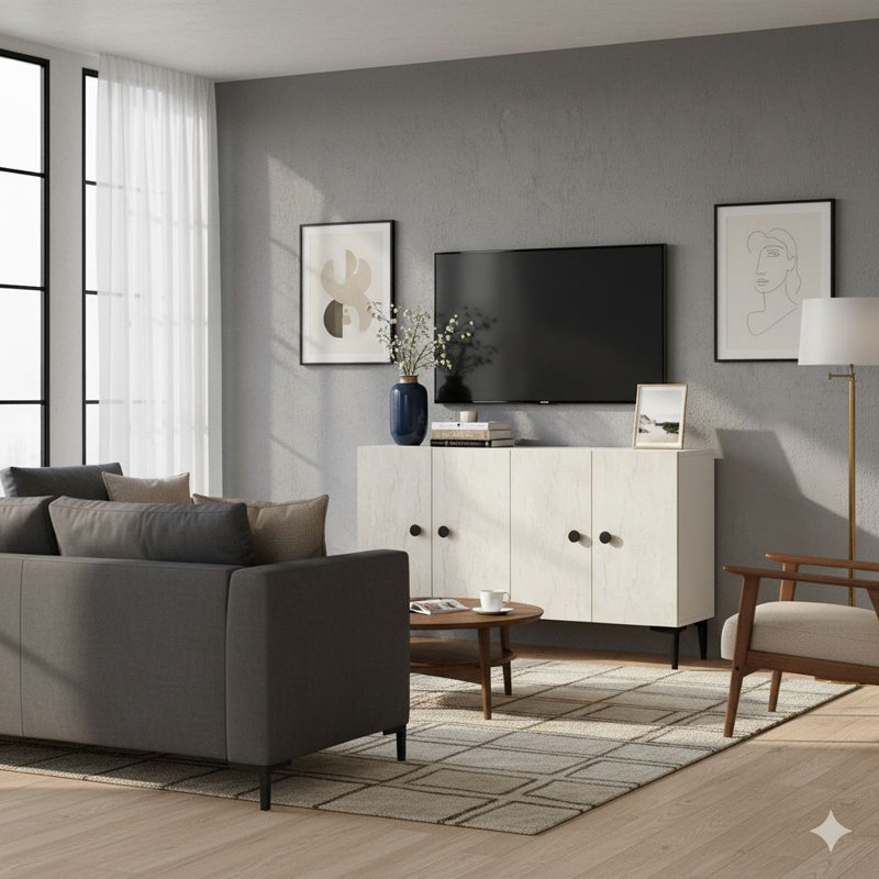 Console, Light Grey/Black