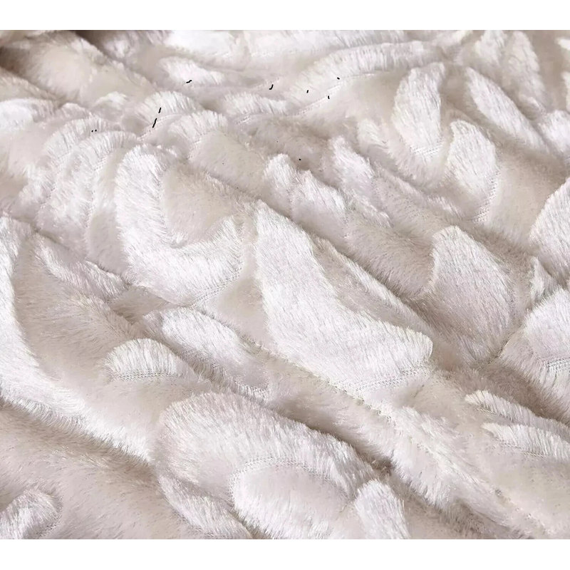 Bedspread with Pillow Shams Included, Double Bedspread + 2 Standard Shams, Beige