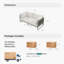Canapé de patio modulaire moderne Sylva-609378210-609378211