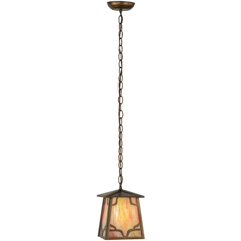 1 - Light Antique Copper Lantern Pendant