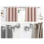 Curtain Poles 80 To 148 Cm, 2 Pack, 19Mm Diameter Extendable Curtain Rod With Netted Finials-627254403