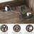 Record Player Stand Set with Storage for Living Room,Bedroom,Office,Turntable Stand End Table with Opened Storage, Audio Rack-122516226