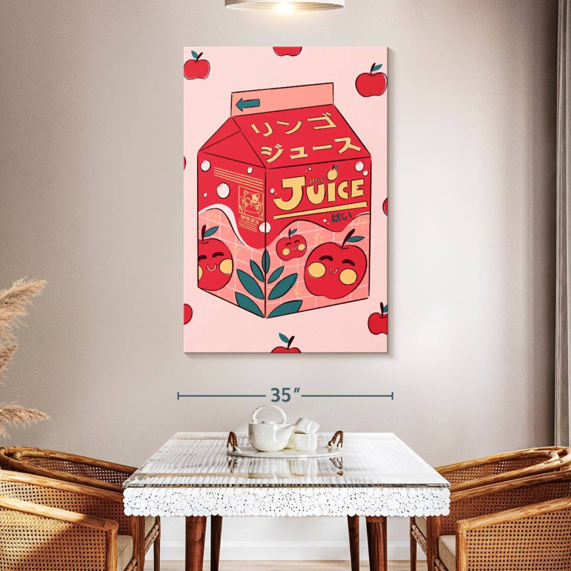 Yarlin Apple Juice Box, 51" H x 34" W