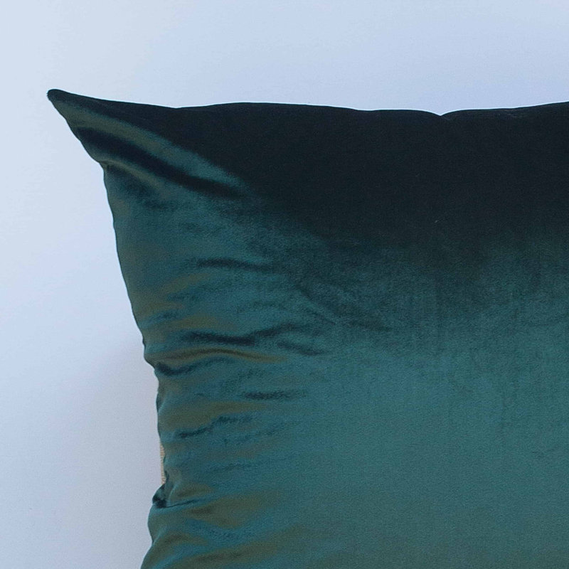 Green Cushion, 58x58cm, Feather filled