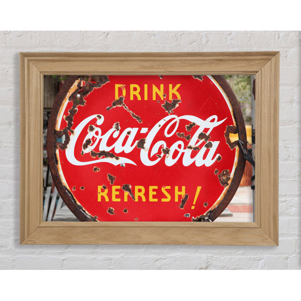 Colas Frame Bright Star Drink Coca Cola - Single Picture Frame Typography | Wayfair ...