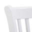 Catt Swivel White Bar Stools with Solid Wood Frame-851991033