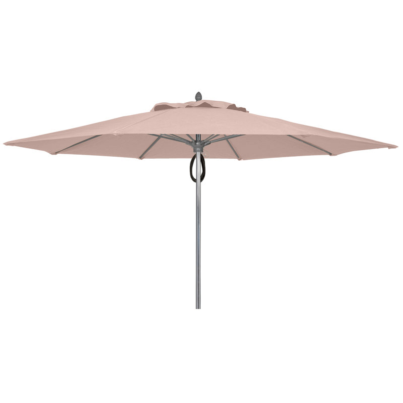 Parasol de marché 11 'Prestige, Lin lin, Aluminium brillant