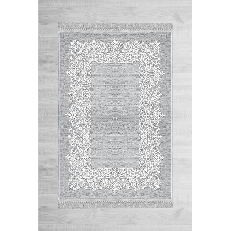 Tapis gris Katz Southwestern, Rectangle 3 pi 11 po x 5 pi 11 po